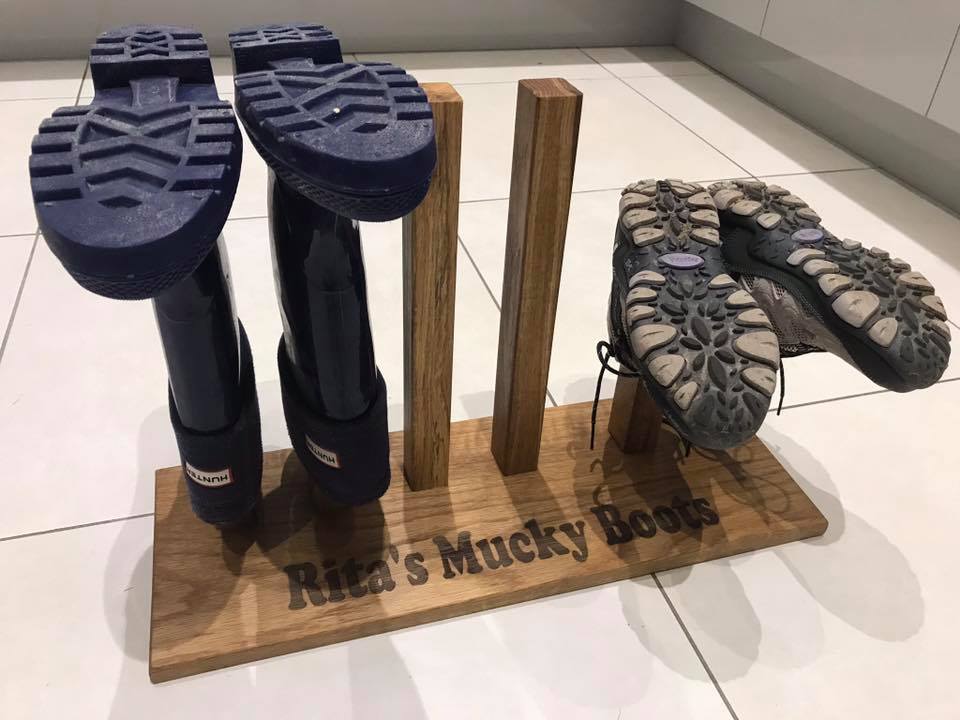 welly boot rack
