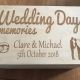 wedding day memory box
