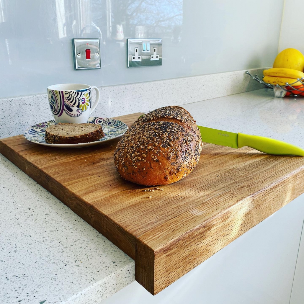 Chunky Oak Lip board Kitchen gift - No9 Creations